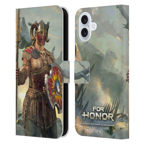 For Honor Characters Valkyrie Leather Book Wallet Case Cover For Apple iPhone 16 Plus