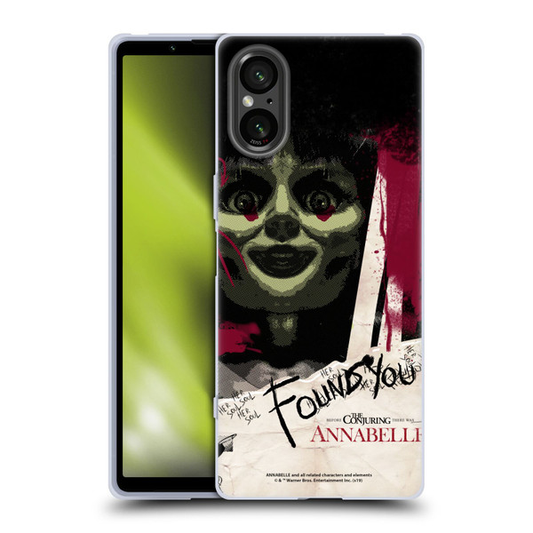 Annabelle Graphics Found You Soft Gel Case for Sony Xperia 5 V 5G
