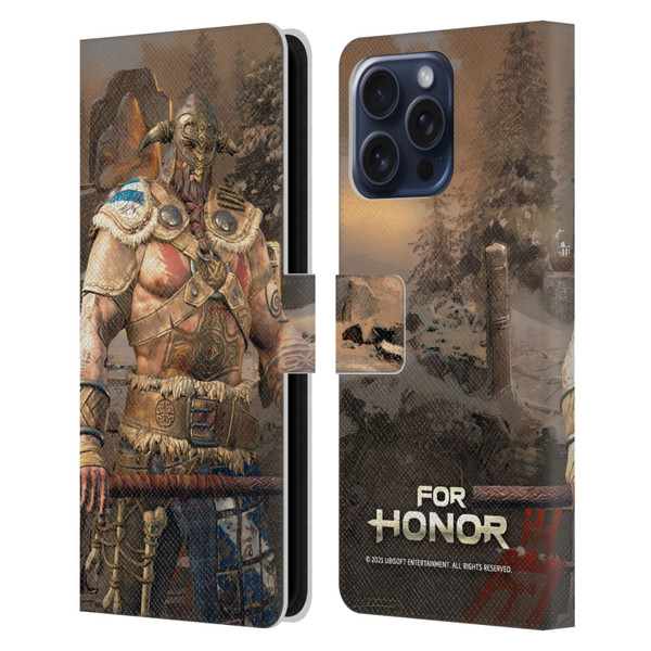 For Honor Characters Raider Leather Book Wallet Case Cover For Apple iPhone 16 Pro Max