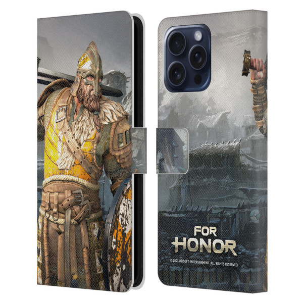 For Honor Characters Warlord Leather Book Wallet Case Cover For Apple iPhone 16 Pro Max