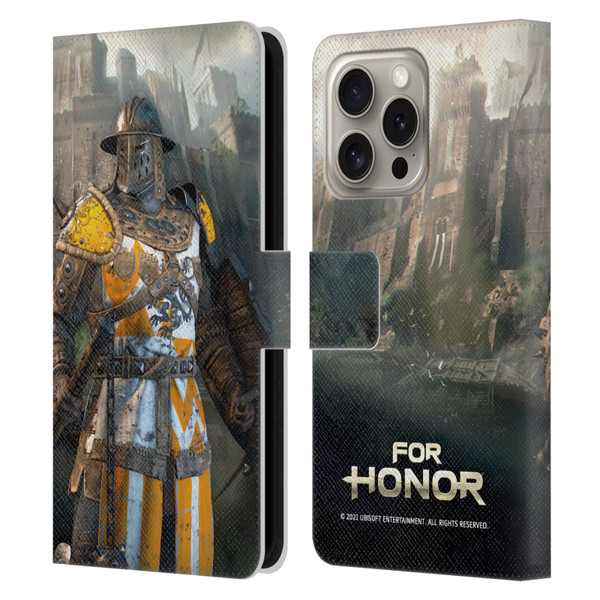 For Honor Characters Conqueror Leather Book Wallet Case Cover For Apple iPhone 16 Pro