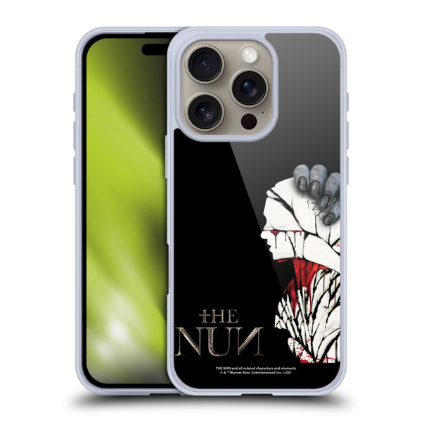 The Nun Valak Graphics Blood Hand Soft Gel Case for Apple iPhone 16 Pro