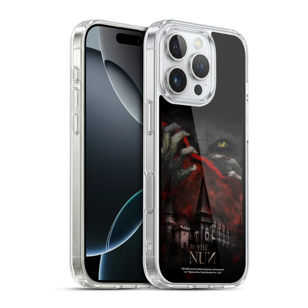 The Nun Valak Graphics Monastery Soft Gel Case for Apple iPhone 16 Pro & MagSafe