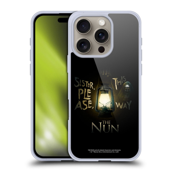 The Nun Valak Graphics This Way Soft Gel Case for Apple iPhone 16 Pro