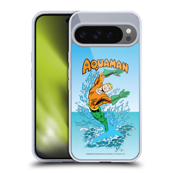 Aquaman DC Comics Fast Fashion Splash Soft Gel Case for Google Pixel 9 Pro XL