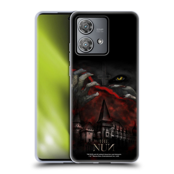 The Nun Valak Graphics Monastery Soft Gel Case for Motorola Edge 40 Neo 5G