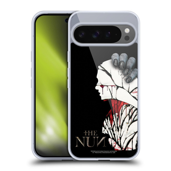 The Nun Valak Graphics Blood Hand Soft Gel Case for Google Pixel 9 Pro XL