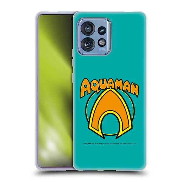 Aquaman DC Comics Logo Classic Soft Gel Case for Motorola Moto Edge 40 Pro