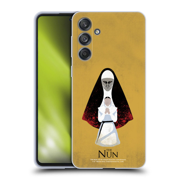 The Nun Valak Graphics Pray Soft Gel Case for Samsung Galaxy M55 5G