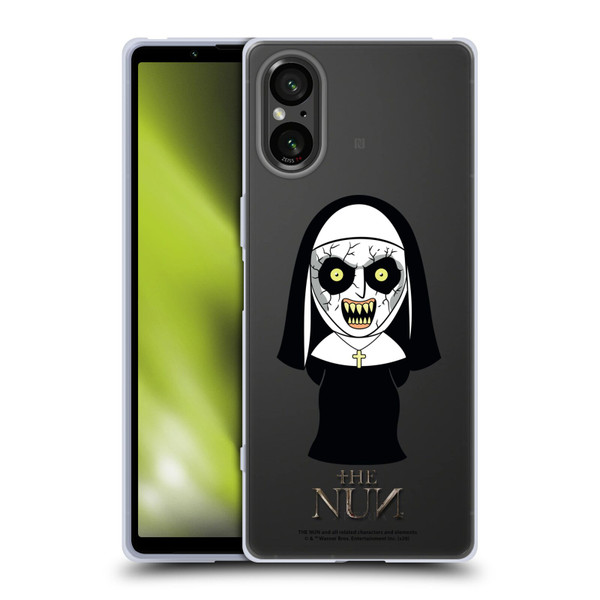 The Nun Valak Graphics Character Soft Gel Case for Sony Xperia 5 V 5G