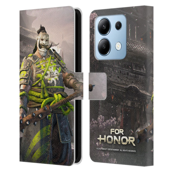 For Honor Characters Shugoki Leather Book Wallet Case Cover For Xiaomi Redmi Note 13/13 Pro 5G