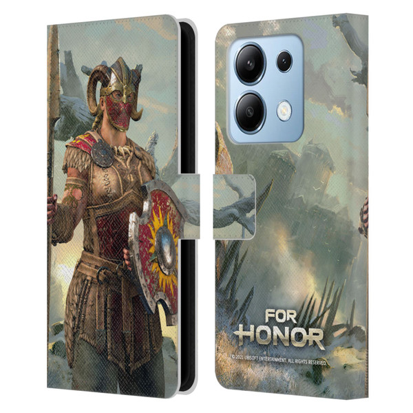 For Honor Characters Valkyrie Leather Book Wallet Case Cover For Xiaomi Redmi Note 13/13 Pro 5G