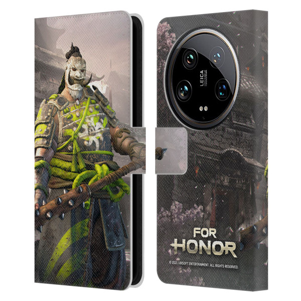 For Honor Characters Shugoki Leather Book Wallet Case Cover For Xiaomi 14 Ultra