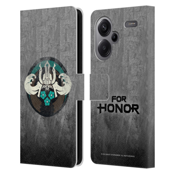 For Honor Icons Samurai Leather Book Wallet Case Cover For Xiaomi Redmi Note 13 Pro Plus 5G