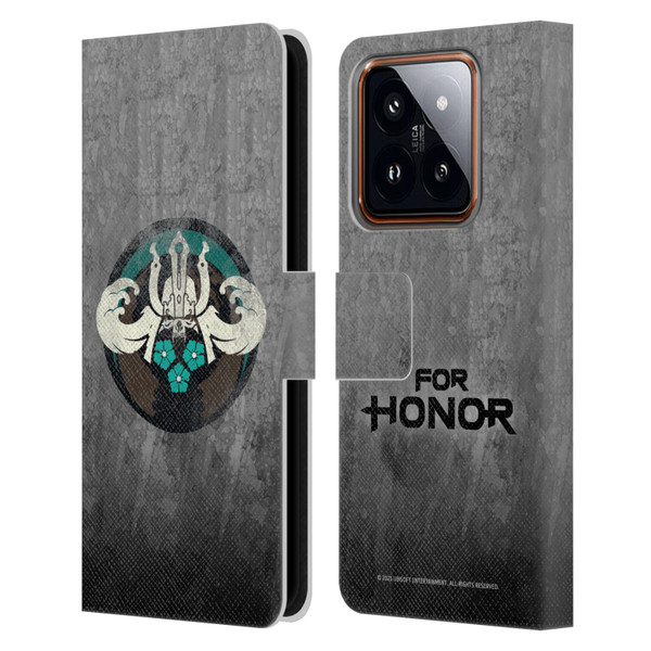 For Honor Icons Samurai Leather Book Wallet Case Cover For Xiaomi 14