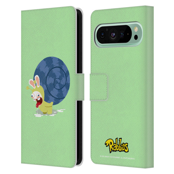 Rabbids Costumes Snail Leather Book Wallet Case Cover For Google Pixel 9 Pro XL