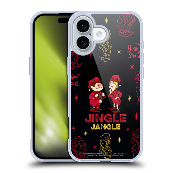 The Year Without A Santa Claus Character Art Jingle & Jangle Soft Gel Case for Apple iPhone 16