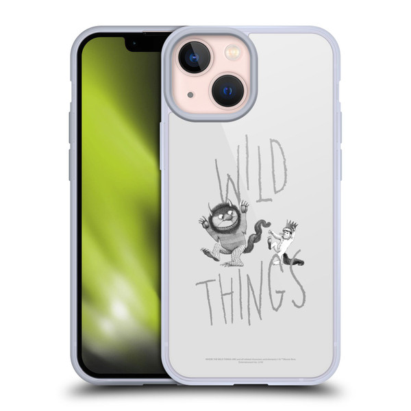 Where the Wild Things Are Literary Graphics Wild Thing Soft Gel Case for Apple iPhone 13 Mini