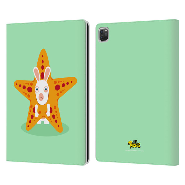 Rabbids Costumes Starfish Leather Book Wallet Case Cover For Apple iPad Pro 13 M4 2024