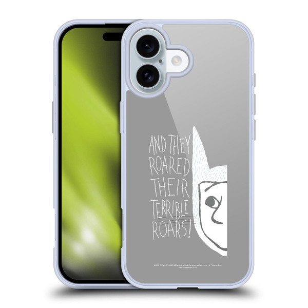 Where the Wild Things Are Literary Graphics Terrible Roars Soft Gel Case for Apple iPhone 16