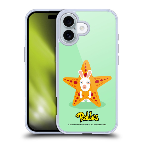 Rabbids Costumes Starfish Soft Gel Case for Apple iPhone 16