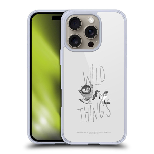 Where the Wild Things Are Literary Graphics Wild Thing Soft Gel Case for Apple iPhone 16 Pro