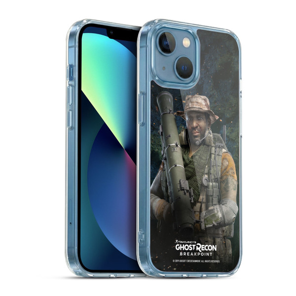 Tom Clancy's Ghost Recon Breakpoint Character Art Fixit Soft Gel Case for Apple iPhone 13 Mini & MagSafe