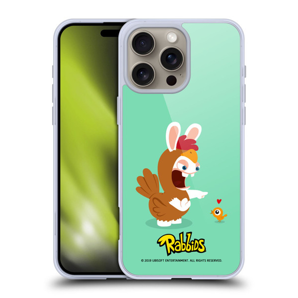 Rabbids Costumes Chicken Soft Gel Case for Apple iPhone 16 Pro Max