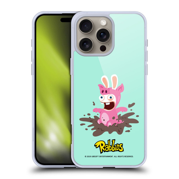 Rabbids Costumes Pig Soft Gel Case for Apple iPhone 16 Pro Max
