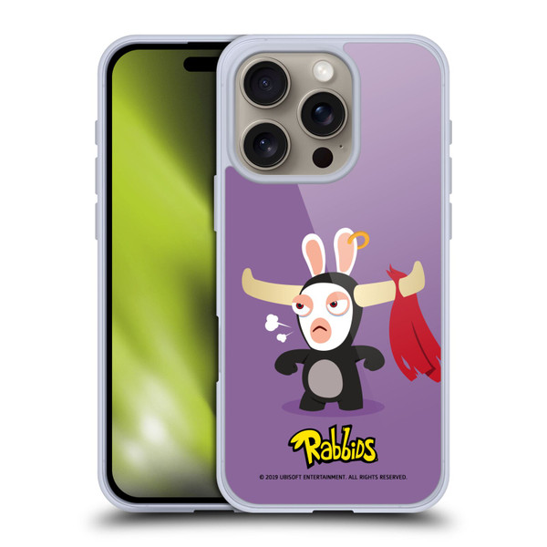 Rabbids Costumes Bull Soft Gel Case for Apple iPhone 16 Pro