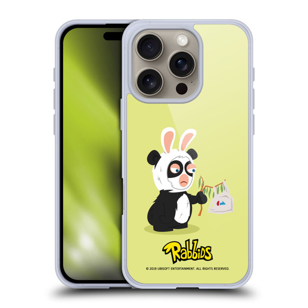 Rabbids Costumes Panda Soft Gel Case for Apple iPhone 16 Pro
