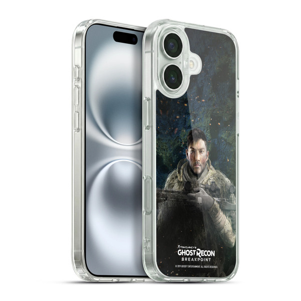 Tom Clancy's Ghost Recon Breakpoint Character Art Vasily Soft Gel Case for Apple iPhone 16 Plus & MagSafe