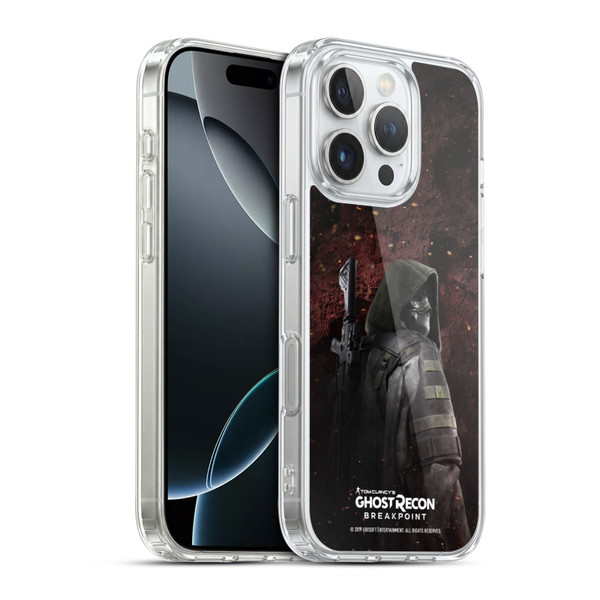Tom Clancy's Ghost Recon Breakpoint Character Art Colonel Walker Soft Gel Case for Apple iPhone 16 Pro & MagSafe