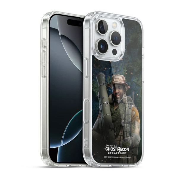 Tom Clancy's Ghost Recon Breakpoint Character Art Fixit Soft Gel Case for Apple iPhone 16 Pro & MagSafe