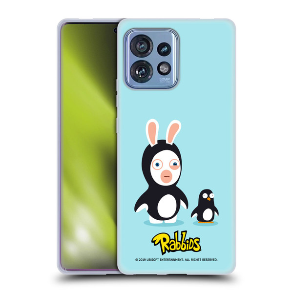 Rabbids Costumes Penguin Soft Gel Case for Motorola Moto Edge 40 Pro
