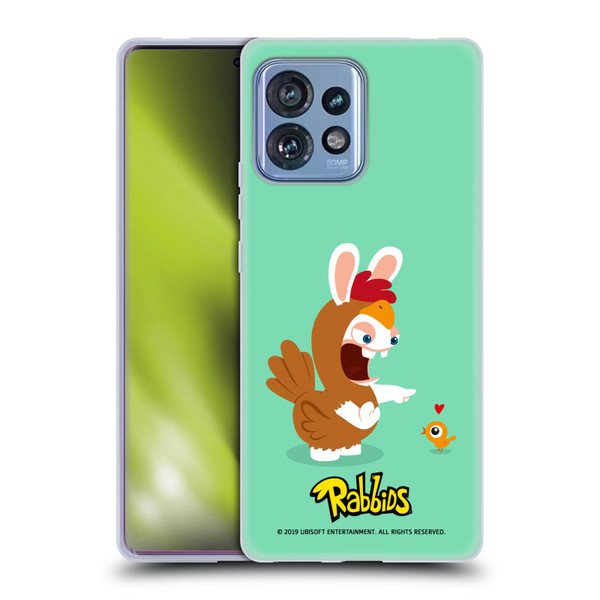 Rabbids Costumes Chicken Soft Gel Case for Motorola Moto Edge 40 Pro