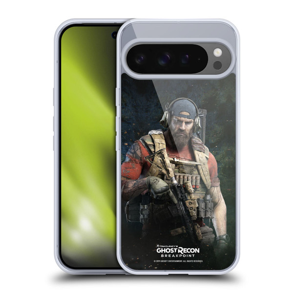 Tom Clancy's Ghost Recon Breakpoint Character Art Nomad Soft Gel Case for Google Pixel 9 Pro XL
