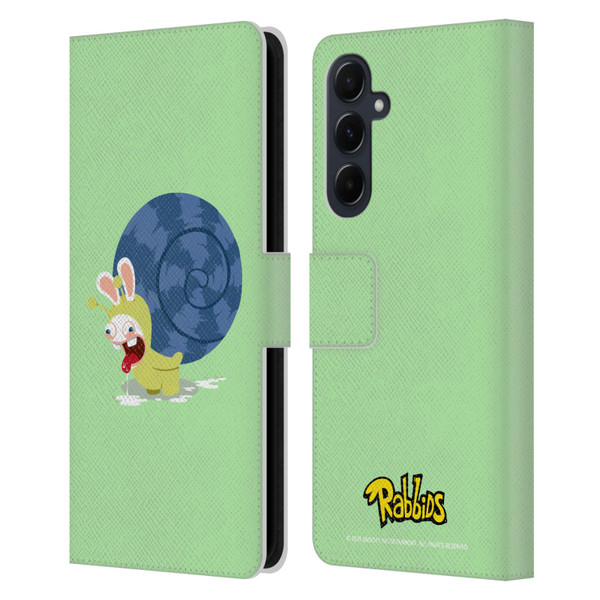 Rabbids Costumes Snail Leather Book Wallet Case Cover For Samsung Galaxy A55 5G