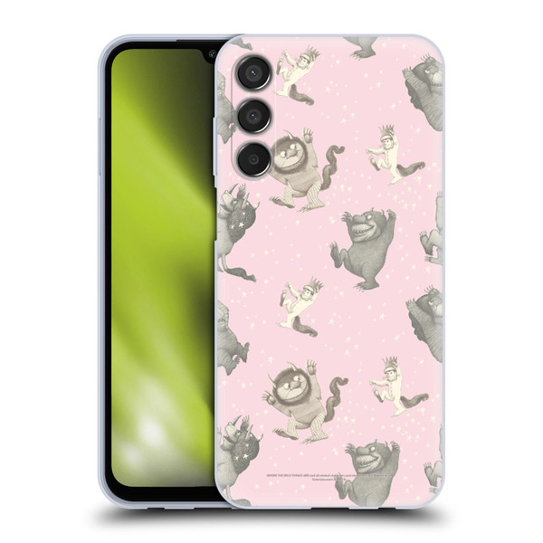 Where the Wild Things Are Literary Graphics Pink Pattern Soft Gel Case for Samsung Galaxy M15/F15 5G