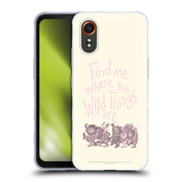 Where the Wild Things Are Literary Graphics Find Me Soft Gel Case for Samsung Galaxy Xcover7 5G