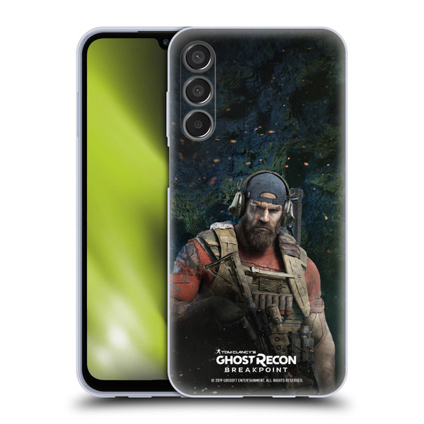 Tom Clancy's Ghost Recon Breakpoint Character Art Nomad Soft Gel Case for Samsung Galaxy M15/F15 5G