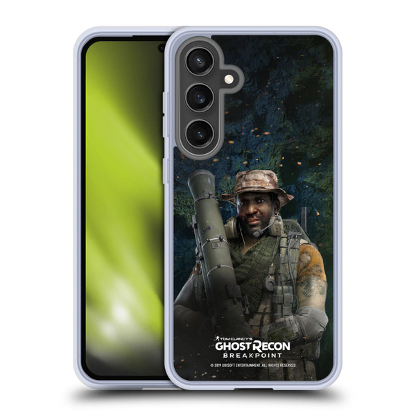 Tom Clancy's Ghost Recon Breakpoint Character Art Fixit Soft Gel Case for Samsung Galaxy S24 FE