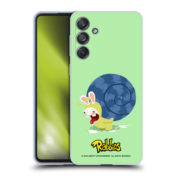 Rabbids Costumes Snail Soft Gel Case for Samsung Galaxy M55 5G
