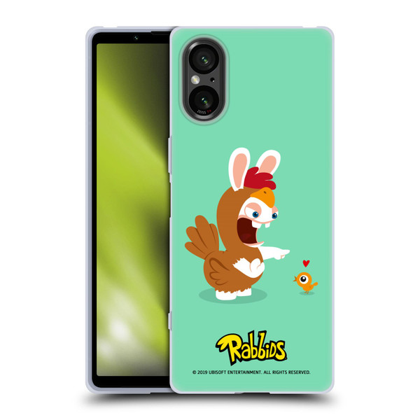 Rabbids Costumes Chicken Soft Gel Case for Sony Xperia 5 V 5G