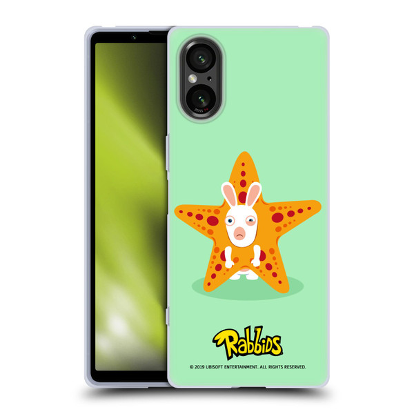 Rabbids Costumes Starfish Soft Gel Case for Sony Xperia 5 V 5G