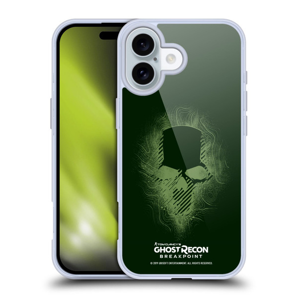 Tom Clancy's Ghost Recon Breakpoint Graphics Ghosts Logo Soft Gel Case for Apple iPhone 16