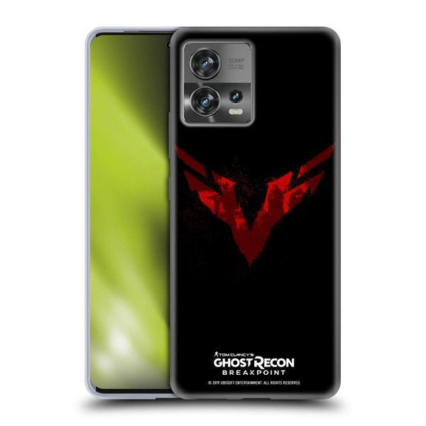 Tom Clancy's Ghost Recon Breakpoint Graphics Wolves Logo Soft Gel Case for Motorola Moto Edge 30 Fusion
