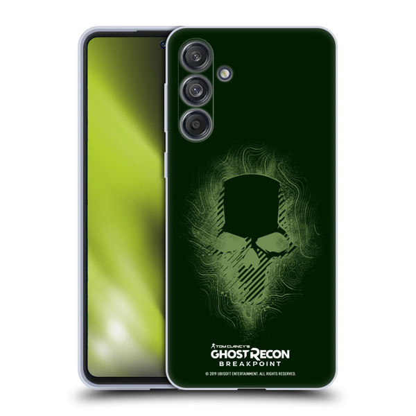 Tom Clancy's Ghost Recon Breakpoint Graphics Ghosts Logo Soft Gel Case for Samsung Galaxy M55 5G