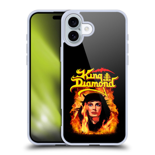 King Diamond Poster Fatal Portrait 2 Soft Gel Case for Apple iPhone 16 Plus