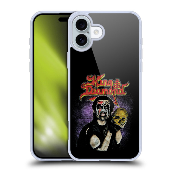 King Diamond Poster Conspiracy Tour 1989 Soft Gel Case for Apple iPhone 16 Plus